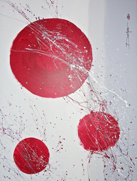 acrylique  toile moderne contemporain