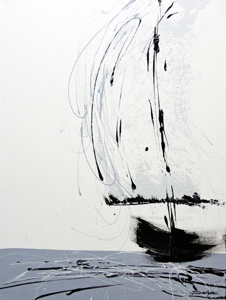 acrylique  toile moderne contemporain