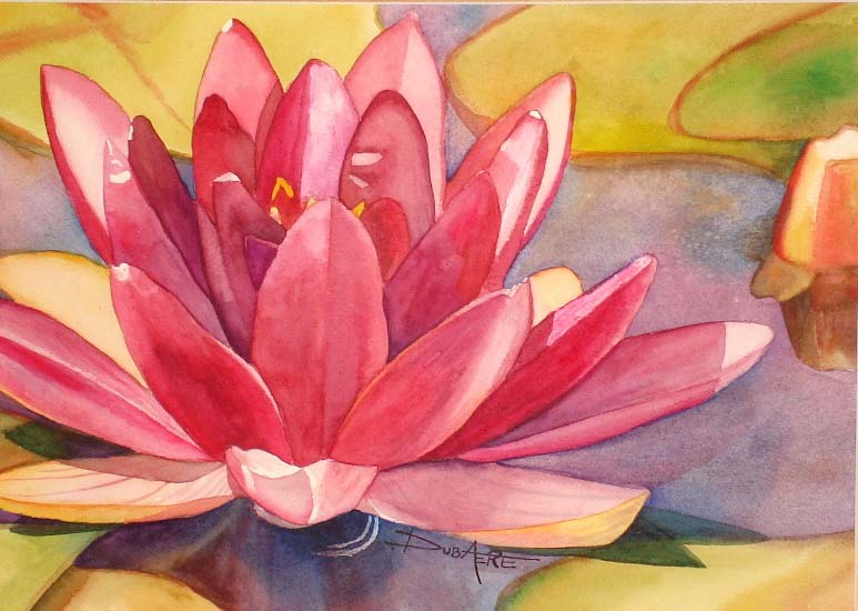 peinture aquarelle fleurs